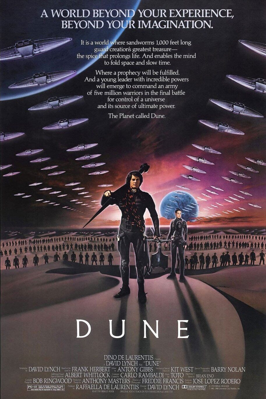 "Dune" (1984) movie poster