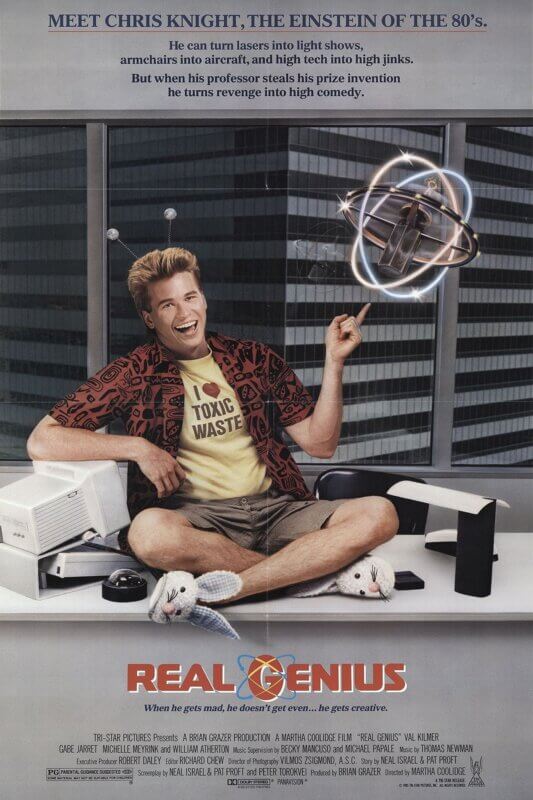 "Real Genius" (1985) movie poster