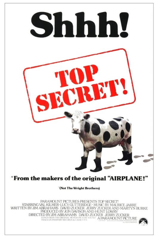 "Top Secret!" (1984) movie poster