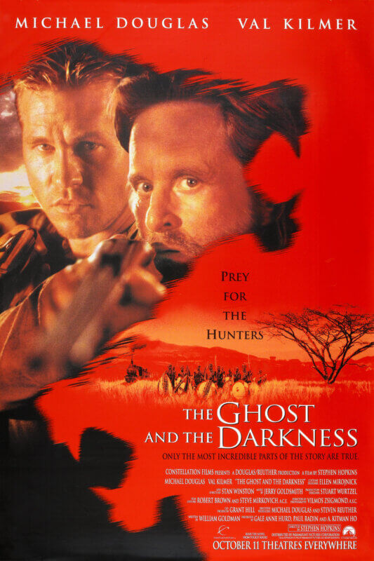 "The Ghost and the Darkness" (1996) movie poster
