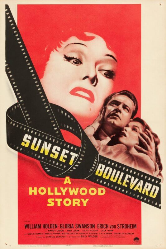 "Sunset Boulevard" (1950) movie poster
