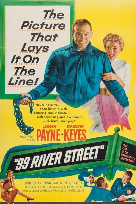 "99 River Street" (1953) movie poster