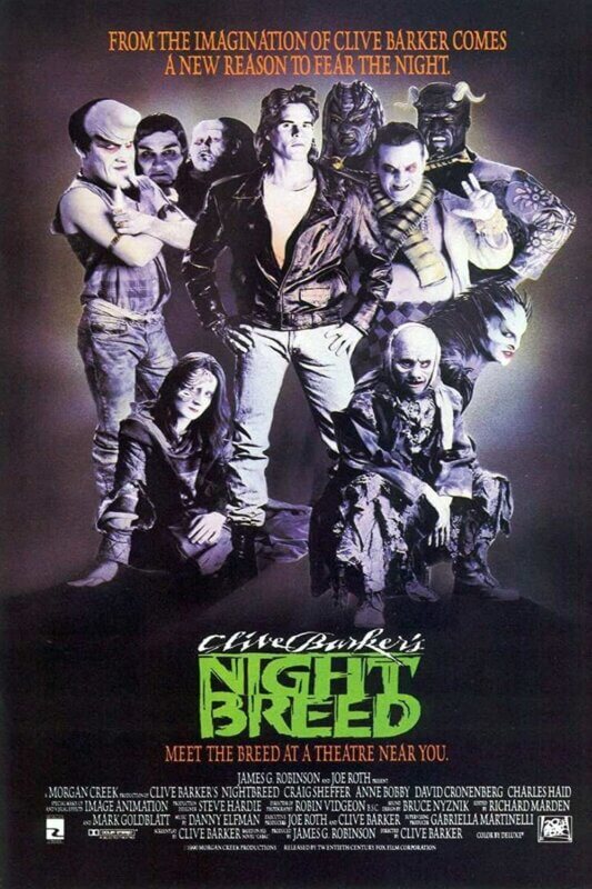 "Nightbreed" (1990) movie poster