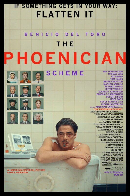 "The Phoenician Scheme" (2025) movie poster