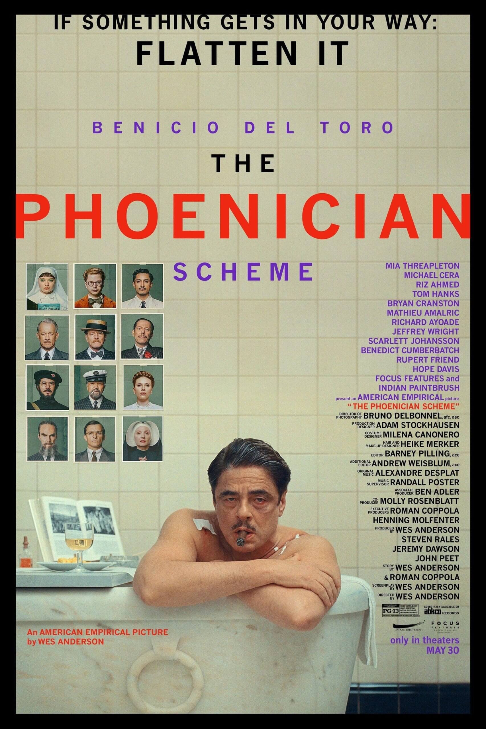 "The Phoenician Scheme" (2025) movie poster